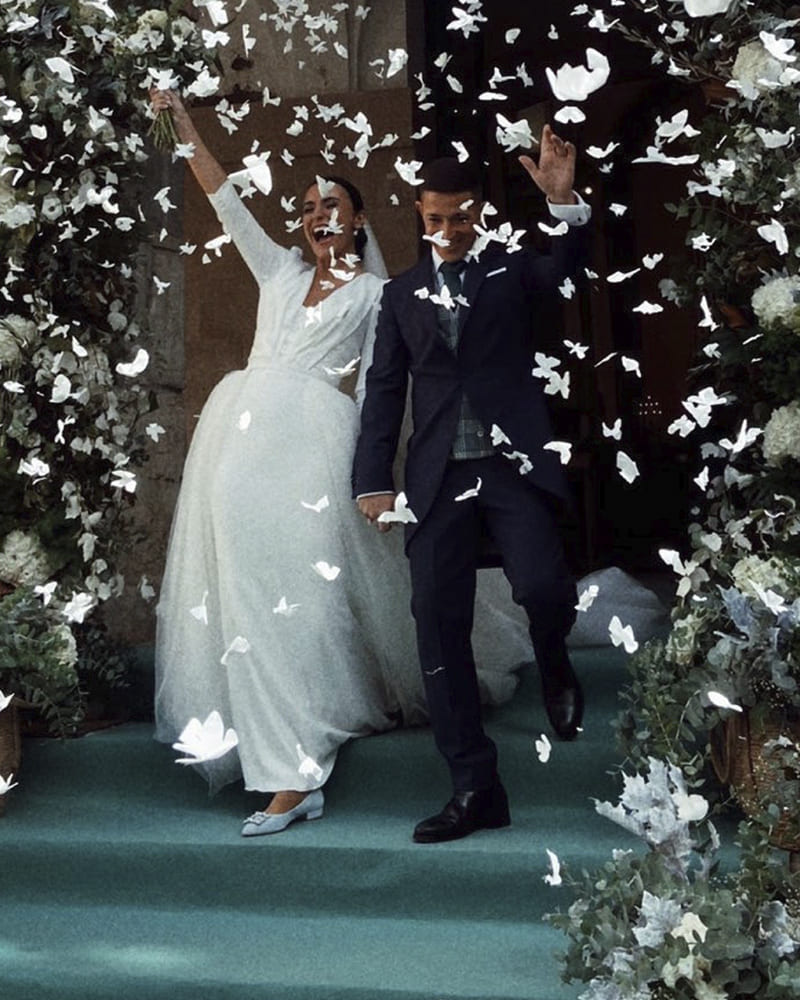 Zapatos novia terciopelo