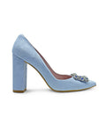 Zapato Cinderella azul 10 cms