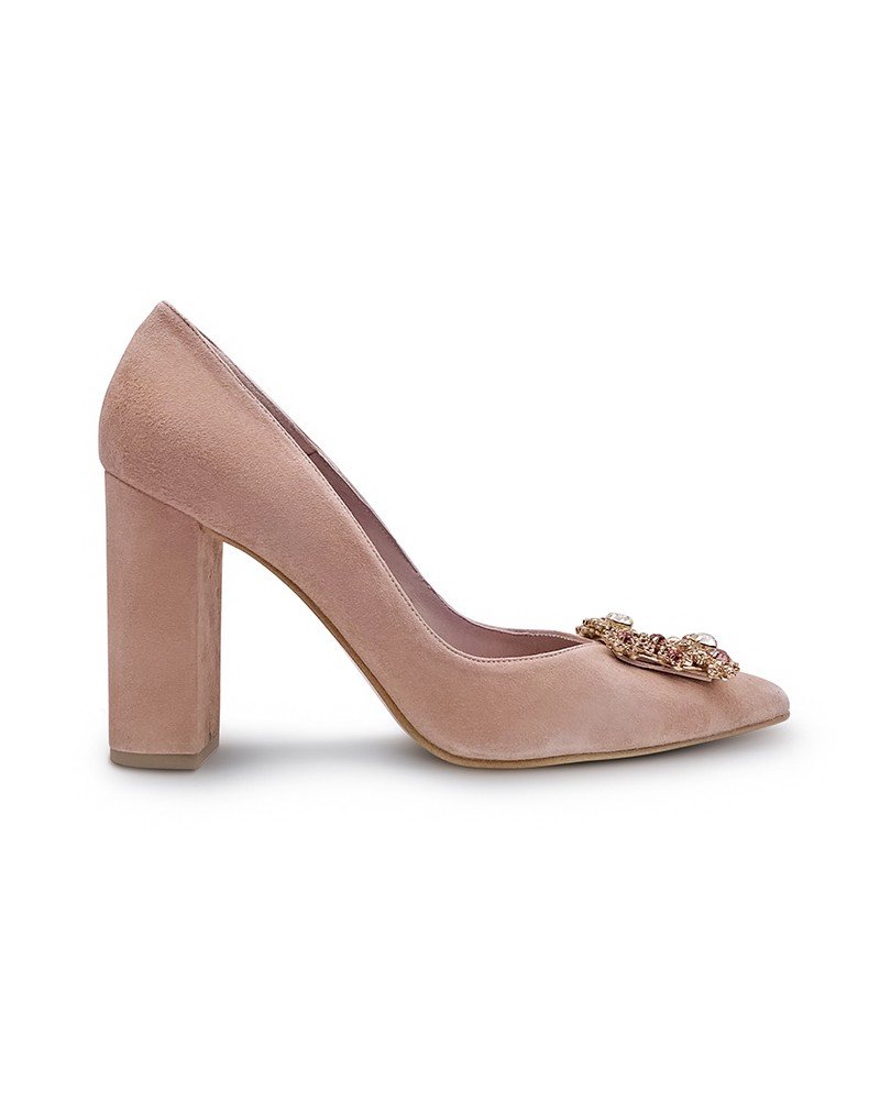Zapato Cinderella Nude 10 cms