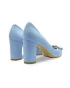 Zapato Cinderella Azul 8 cms