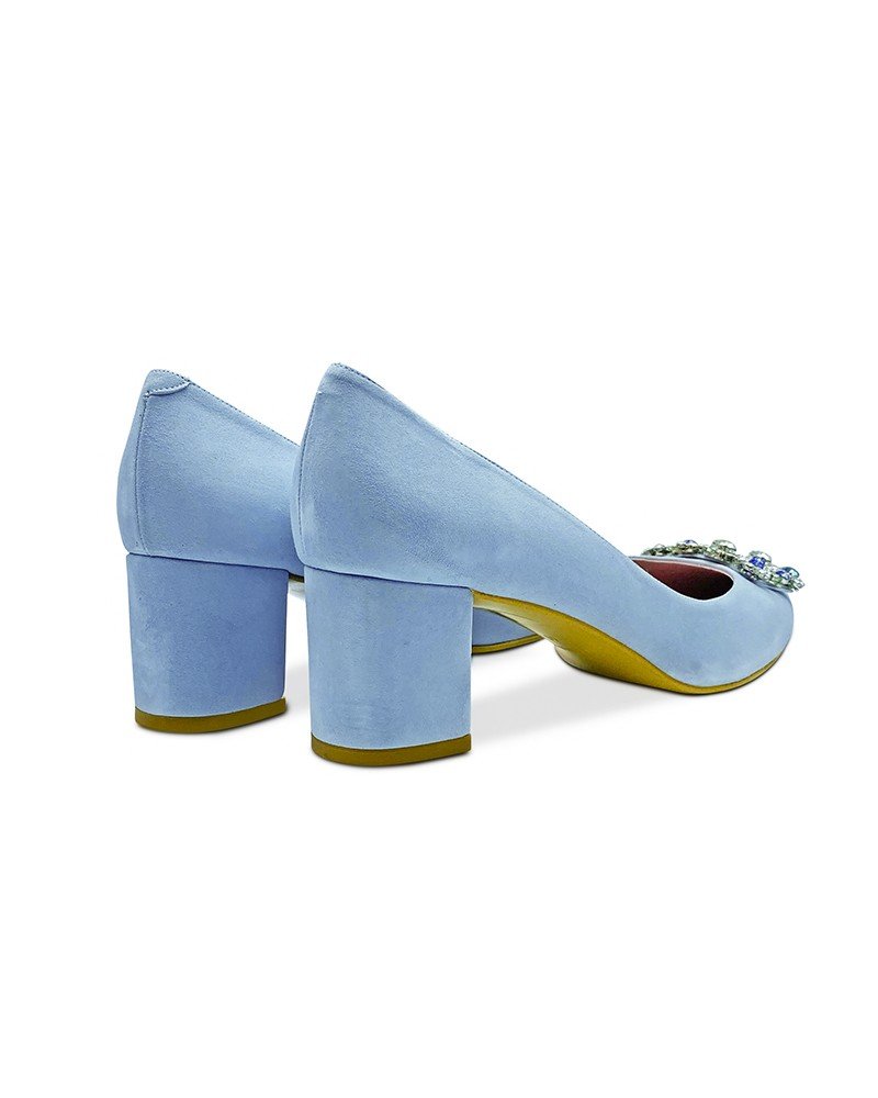 Zapato Cinderella Azul 6 cms