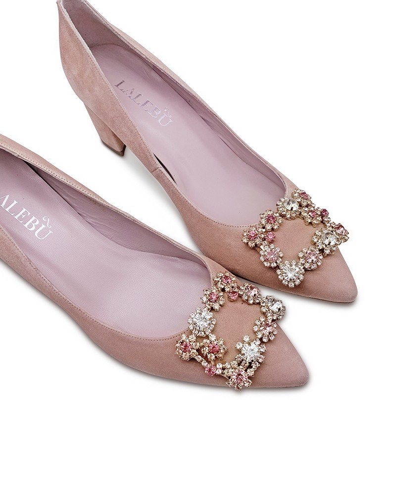 Zapato Cinderella Nude 6 cms