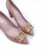 Zapato Cinderella Nude 8 cms