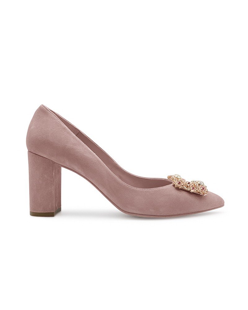 Zapato Cinderella Nude 8 cms