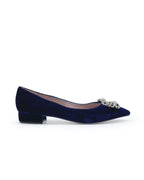 Cinderella plano terciopelo azul
