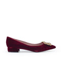 Cinderella plano terciopelo rojo