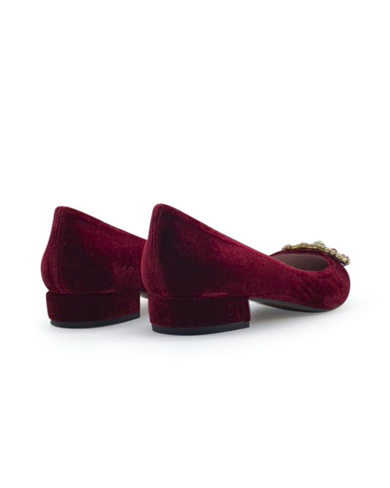 Cinderella plano terciopelo rojo