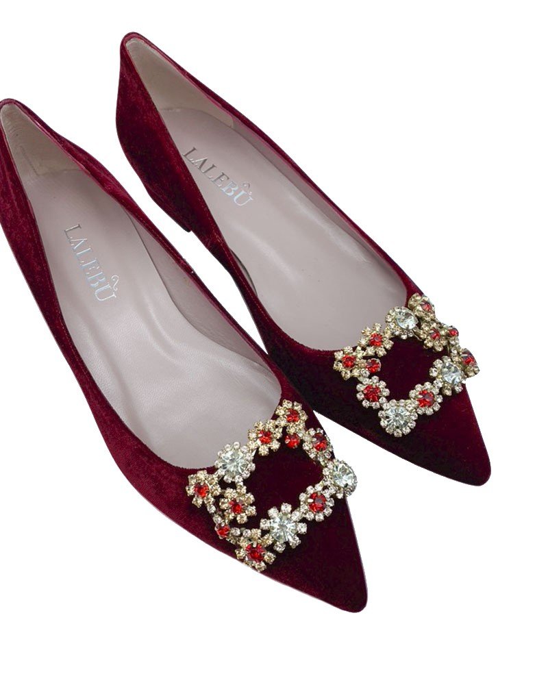 Cinderella plano terciopelo rojo