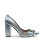 Zapato Cinderella Plata 10 cms