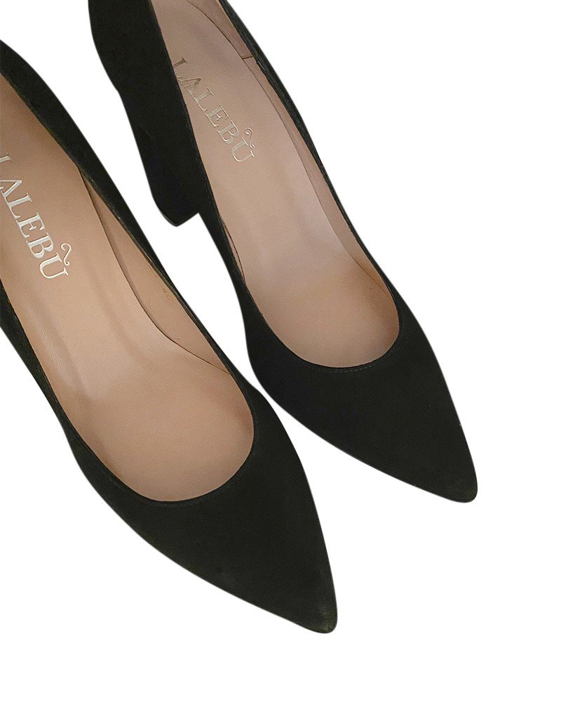 Zapato Básico Negro 10 cms