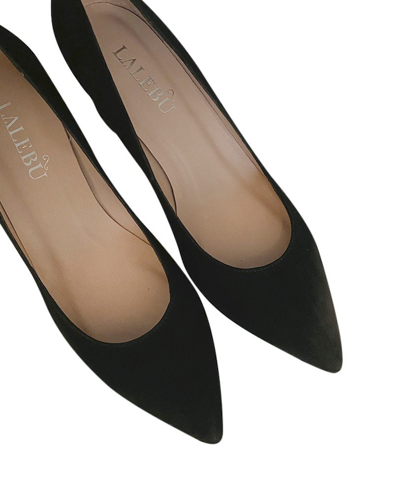 Zapato Básico Negro 8 cms