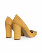 Zapato Cinderella mostaza 10 cms