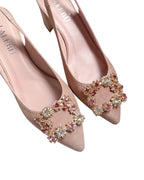 Zapato Cinderella Nude Destalonado 8 cms