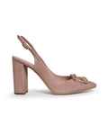 Zapato Cinderella nude destalonado 10 cms