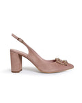 Zapato Cinderella Nude Destalonado 8 cms
