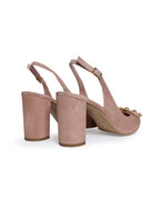 Zapato Cinderella Nude Destalonado 8 cms