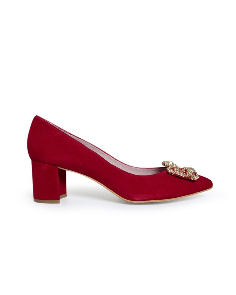 Zapato Cinderella Rojo 6 cms