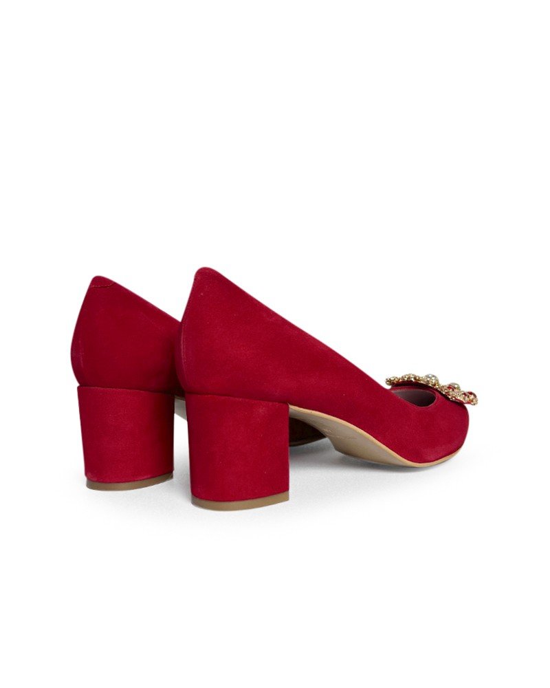 Zapato Cinderella Rojo 6 cms