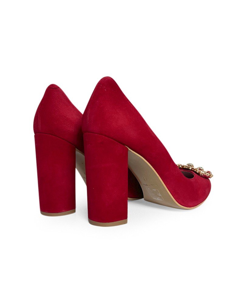 Zapato Cinderella Rojo 10 cms