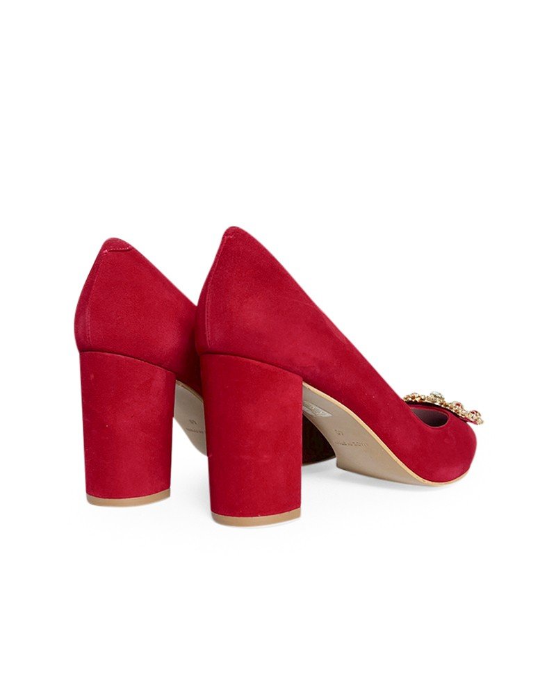 Zapato Cinderella rojo 8 cms