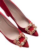 Zapato Cinderella rojo 8 cms