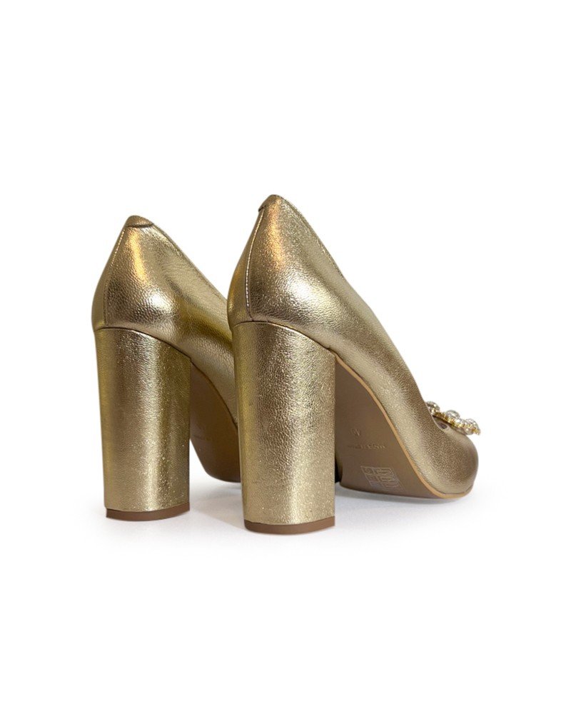 Zapato Cinderella dorado 10 cms