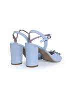 Sandalia Cinderella Azul 8 cms