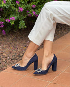 Zapato Cinderella Marino 10 cms