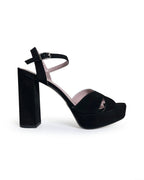 Sandalia ante negro