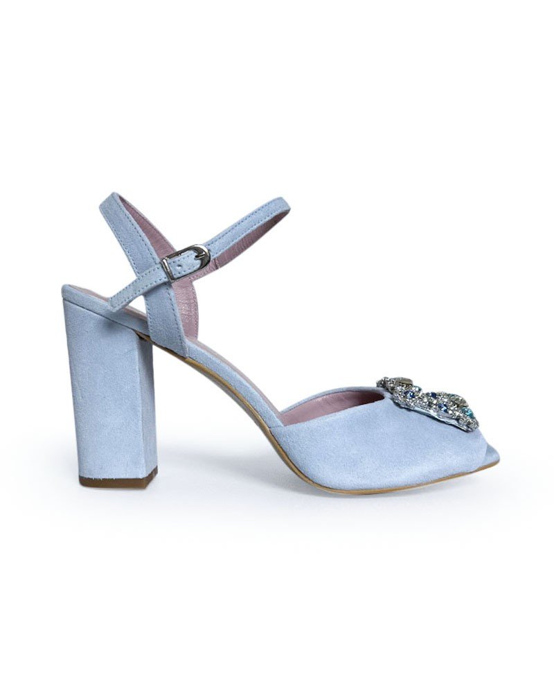 Sandalia Cinderella Azul 10 cms