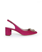 Zapato Cinderella fucsia Destalonado 6 cms