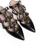 Zapato tachuelas black 8,5 cms