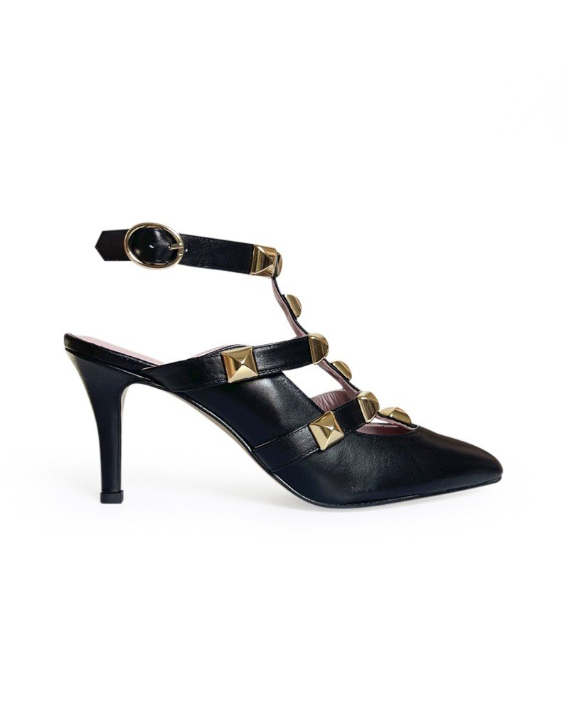 Zapato tachuelas black 8,5 cms