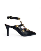 Zapato tachuelas black 8,5 cms