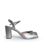Sandalia Cinderella Plata 8 cms