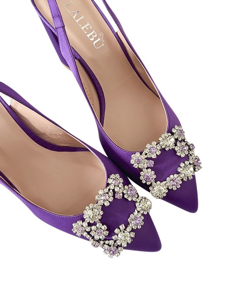 Cinderella Raso Morado 8 cms