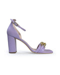 Sandalia cadena 9,5 cms lavanda