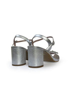 Sandalia Cinderella Plata 7 cms