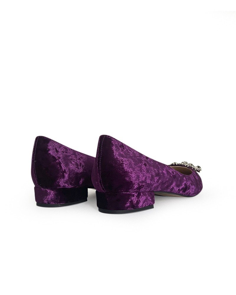 Cinderella plano terciopelo morado