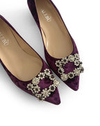Cinderella plano terciopelo morado