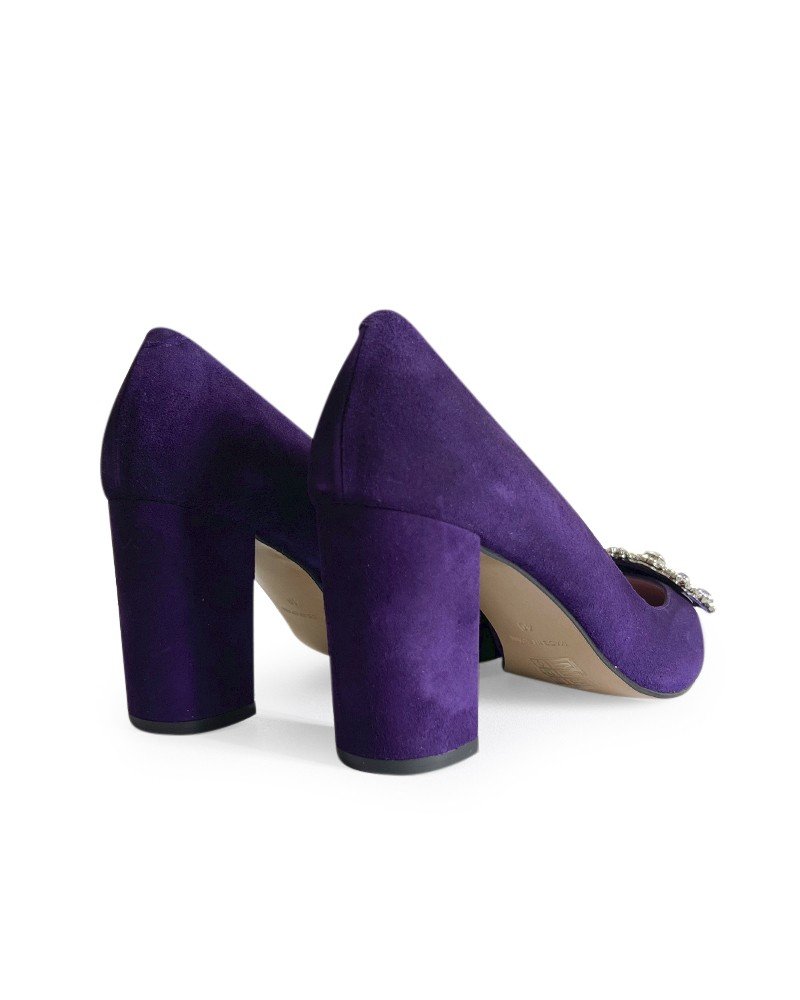 Zapato Cinderella Morado 8 cms