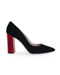 Zapato tacón rojo 10 cms