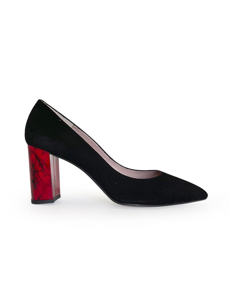 Zapato Tacón Rojo 8 cms