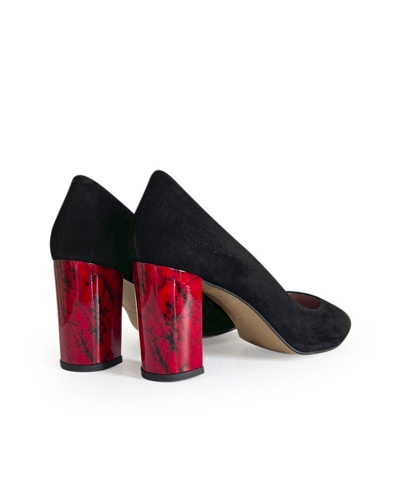 Zapato Tacón Rojo 8 cms