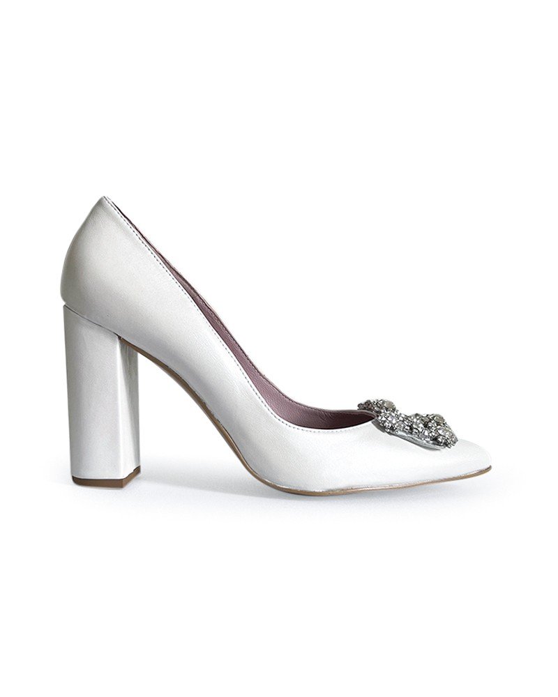 Zapato Cinderella Blanco 10 cms