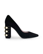 Zapato tacón perla 10 cms