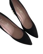 Zapato tacón perla 10 cms
