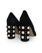 Zapato tacón perla 10 cms