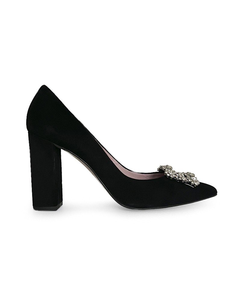 Zapato Cinderella Negro 10 cms