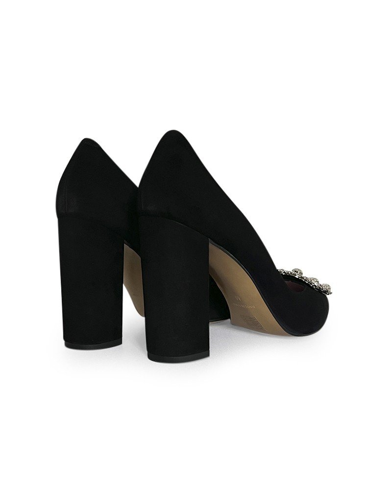 Zapato Cinderella Negro 10 cms